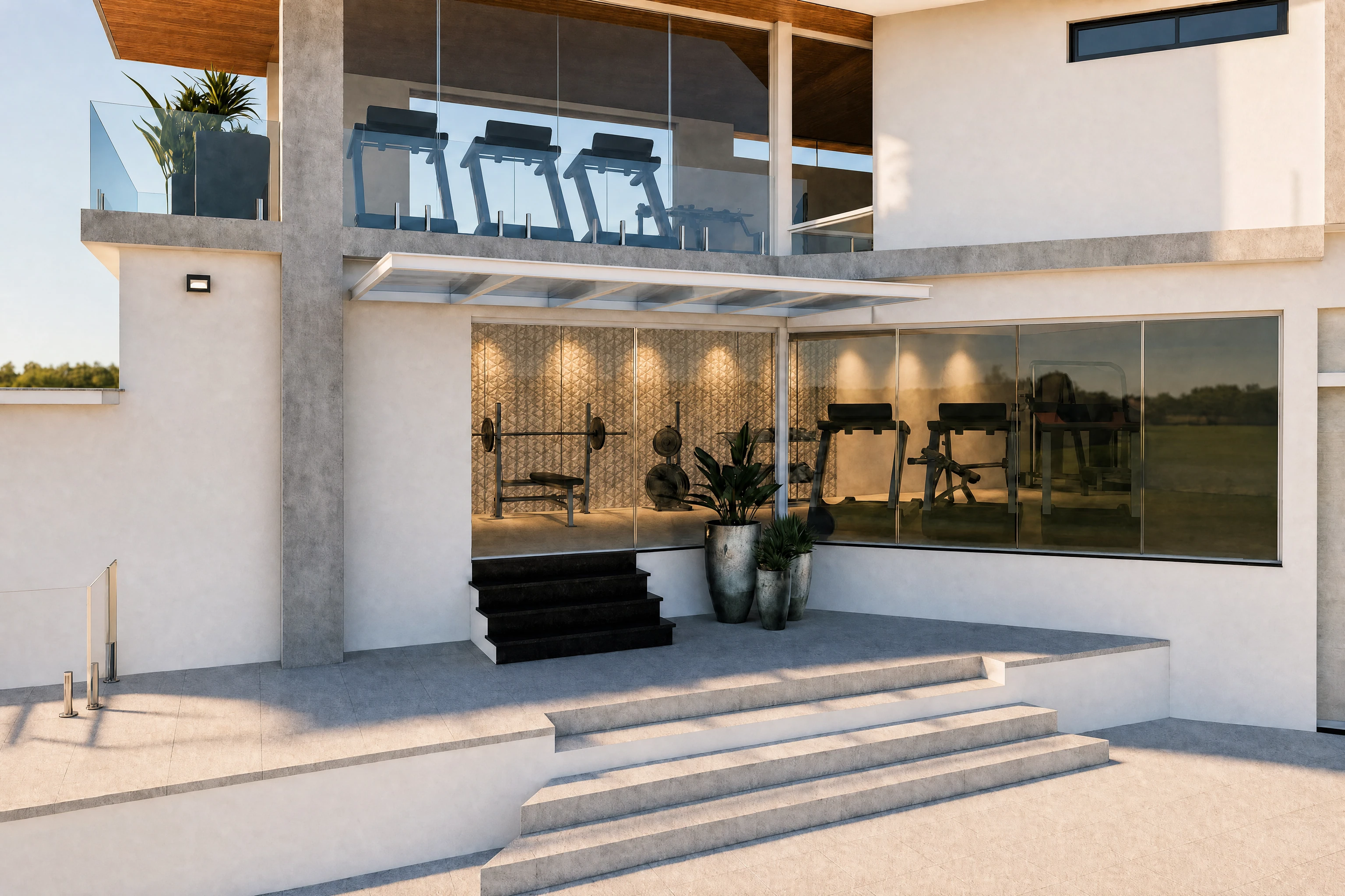 Projeto de Retrofit e Ampliação de Academia Boutique